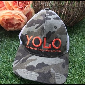 YOLO Boards Camo Trucker Hat